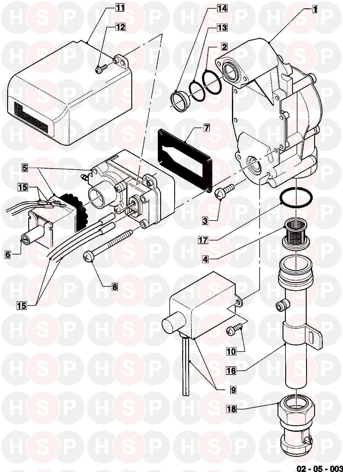 Vaillant Turbomax VUW 282E 1995-1999 (05 Gas Section)Diagram | Heating ...